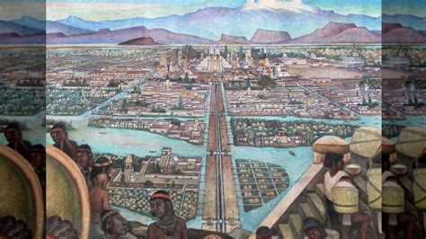 capital city of the aztecs|tenochtitlan founding aztec capital.